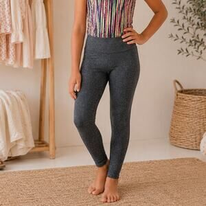 Ivivva Gray Ankle Athletic Leggings 12 Girls (Women's 2 )
